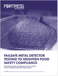Enhance Food Safety Compliance for Bulk Processing  with Automatic Metal Detector Testing