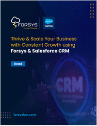 Thrive & Scale Your Business with Constant Growth using Forsys & Salesforce CRM
