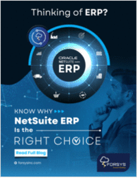 Thinking of ERP? Know Why NetSuite ERP Is the Right Choice