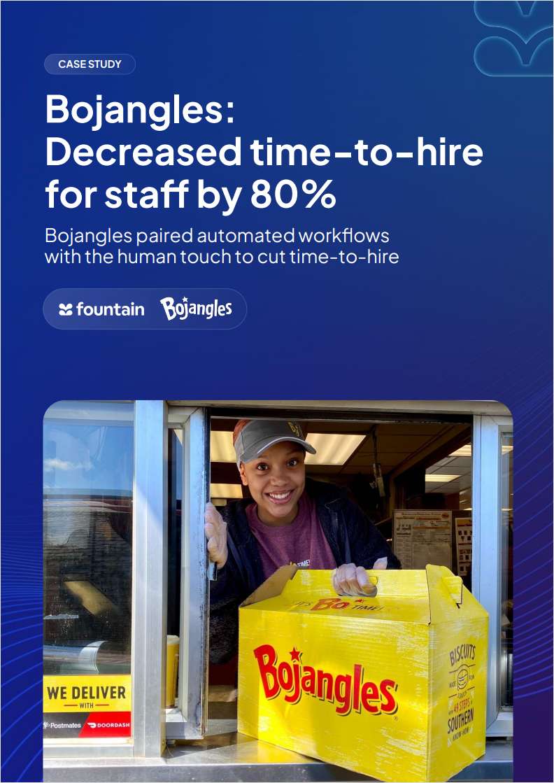 How Bojangles decreased time-to-hire for staff by 80% with Fountain