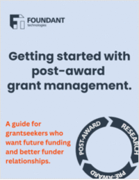Getting started with post-award grant management.