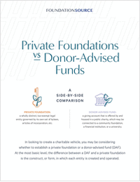 Private Foundations VS Donor-Advised Funds