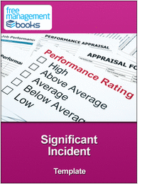Significant Incident Template