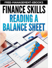 Reading A Balance Sheet -- Developing your Finance Skills