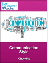Communication Style Checklist