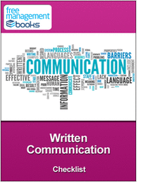 Written Communication Checklist