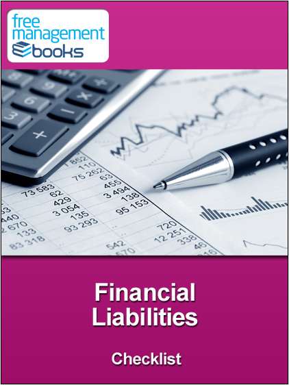 Financial Liabilities Checklist