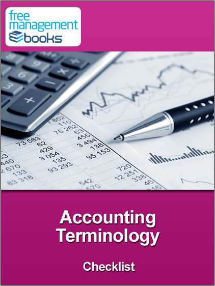 Accounting Terminology Checklist