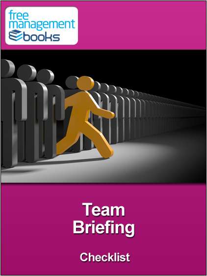 Team Briefing Checklist