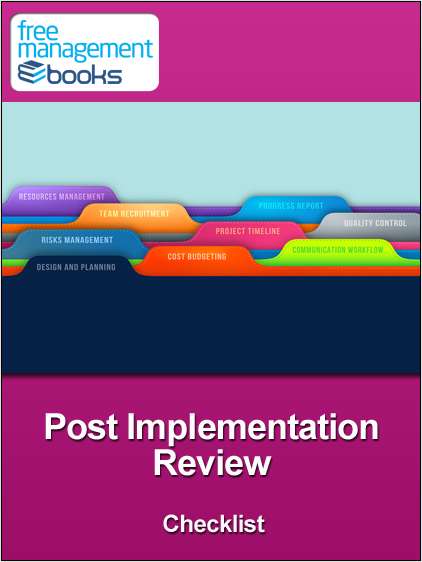 Post Implementation Review Checklist