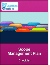 Scope Management Plan Checklist