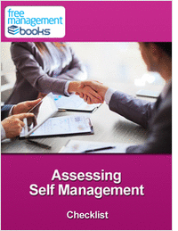 Assessing Self-Management Checklist