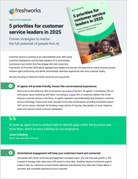 5 Priorities for Customer Service Leaders in 2025