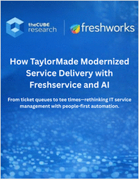 How TaylorMade Modernized Service Delivery with Freshservice and AI