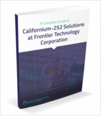 A Complete Guide to Californium-252 Solutions at Frontier Technology Corporation