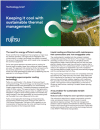 Sustainable Thermal Management: Liquid Cooling for Next-Gen Networking