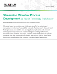 Streamline Microbial Process Development to Reach Toxicology Trials Faster