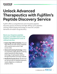 Unlock Advanced Therapeutics with Fujifilm's Peptide Discovery Service