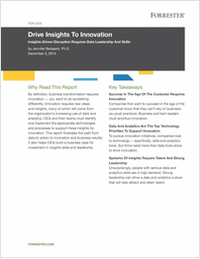 Forrester: Drive Insights to Innovation