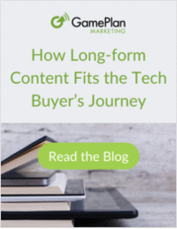 How Long-form Content Fits the Tech Buyer's Journey