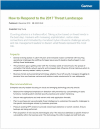 How to Respond to the 2017 Threat Landscape