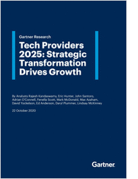 Tech Providers 2025: A Gartner Special Report