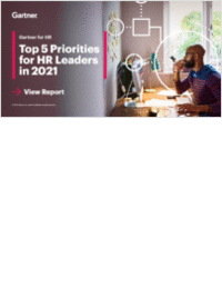 Top 5 Priorities for HR Leaders in 2021