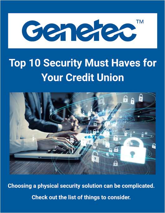Top 10 security must haves for your credit union