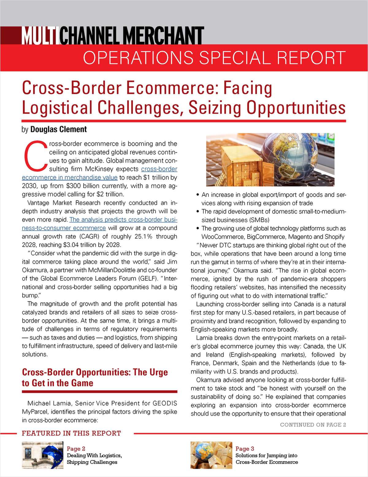 Cross-Border Ecommerce: Facing Logistical Challenges, Seizing Opportunities