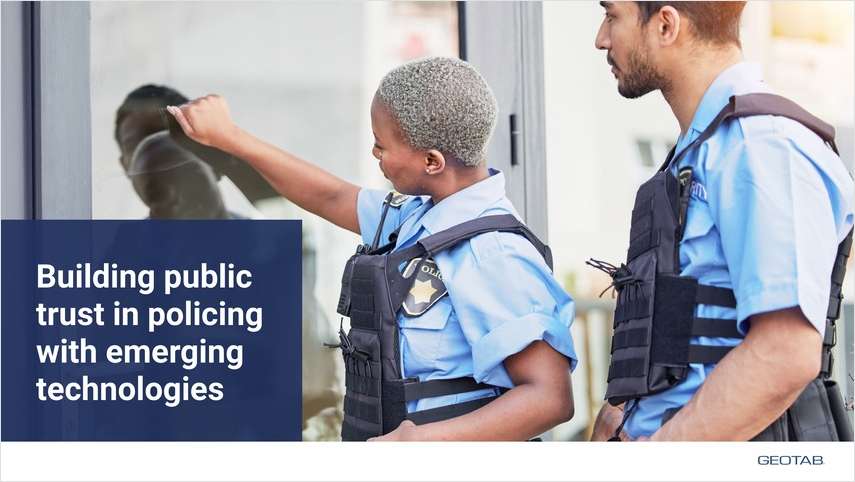 Ebook: Building Public Trust in Policing With Emerging Technologies