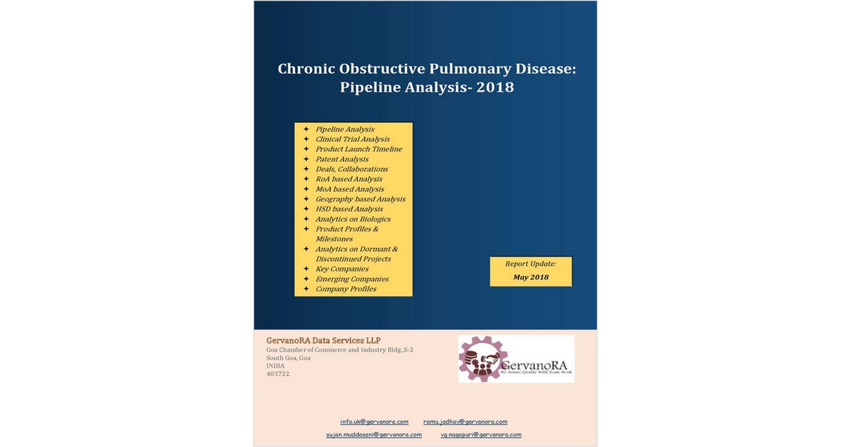 Chronic Obstructive Pulmonary Disease- Pipeline Analysis 2018