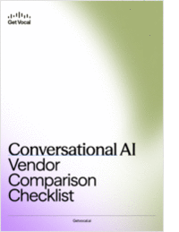Conversational AI Vendor Comparison Checklist