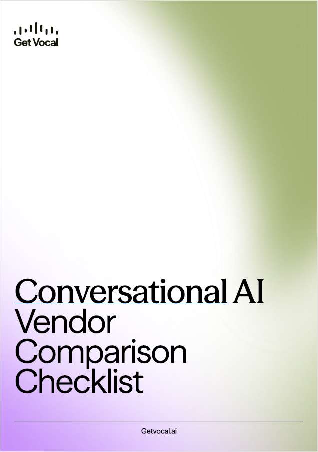 Conversational AI Vendor Comparison Checklist