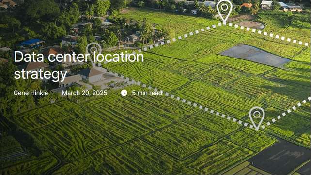 Data Center Location Strategy