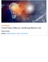 Chief Data Officers: Defining Metrics for Success