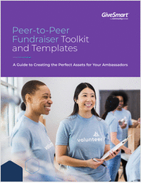Peer-to-Peer Fundraiser Toolkit and Templates