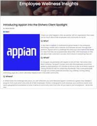 Appian - Client Success Story - Givhero Employee and Community Wellness