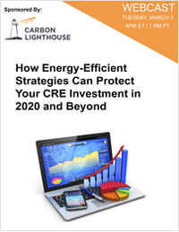 How Energy-Efficient Strategies Can Protect Your CRE Investment in 2020 and Beyond