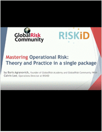 Workshop: Mastering Operational Risk - Theory and Practice in a Single Package