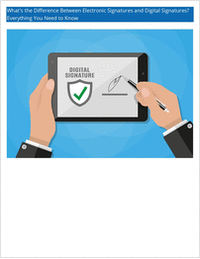 What's the Difference Between Electronic Signatures and Digital Signatures?