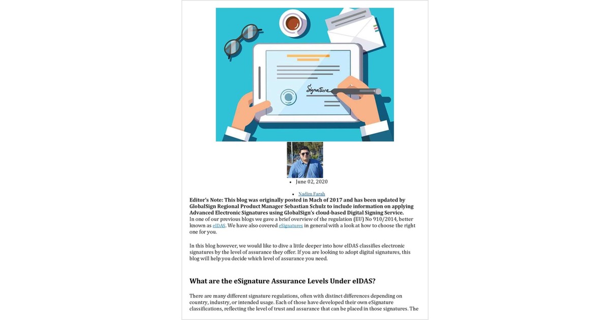 Whats The Difference Between Advanced And Qualified Signatures In Eidas Whats The Difference Between Advanced And Qualified Signatures In Eidas