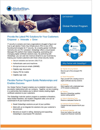 GlobalSign's Certified Regional Partner Program Overview