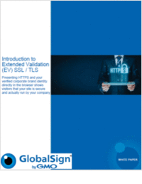 介绍扩展验证(EV) SSL / TLS