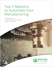 Top 5 Reasons to Automate Your Manufacturing