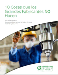 10 COSAS QUE LOS GRANDES FABRICANTES NO HACEN