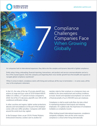 7 HR, Finance, Legal Challenges Companies Face When Growing Globally