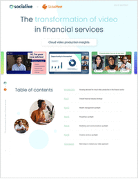 The Transformation of Video in Financial Services