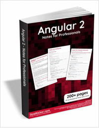 Angular 2 Notes for Professionals