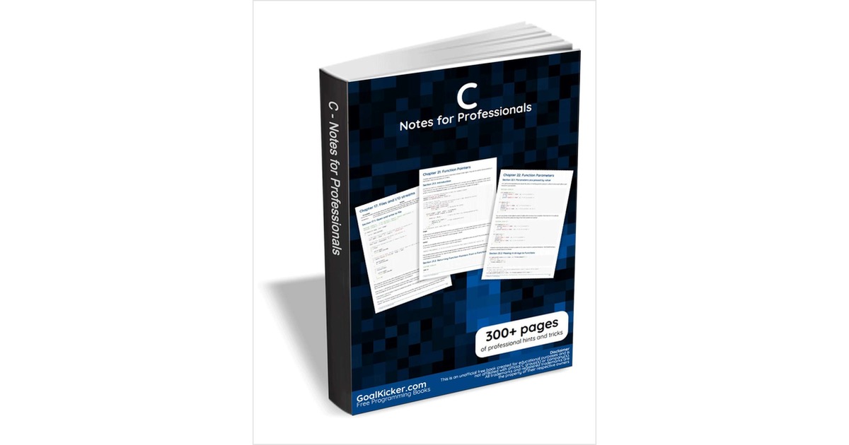 C Notes for Professionals