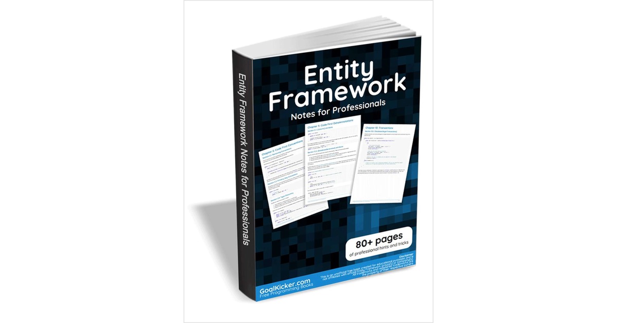 Entity Framework Notes For Professionals Free EBook